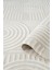 Cotto Motto TT002W Krem Halı Modern Geometrik Çizgili Pamuk Taban Yıkanabilir Salon Mutfak Halısı 3