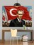 Bayrak Önünde Atatürk Portresi Dekoratif Kanvas - Mdf Ahşap Tablo 2