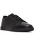 Erkek Siyah Bağcıklı Deri Sneaker 25WFD681318 6
