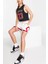 Jordan Heritage Diamond Basketball Loose Fit Shorts White Red Kadın Bol Kesim Şort Beyaz Kırmızı 4