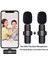 Kablosuz Yaka Mikrofonu Telefonlara Uyumlu Wireless Profesyonel Yayın Çekim Mikrofon 3