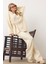 Bağcık Kapamalı Kimono Pantolon Triko Takım Ekru 9364-TK 4
