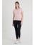 Becky Sıfır Yaka Pembe Basic Bambu ve Organik Pamuk Kadın Tişört 4
