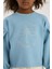 Bg Store Kız Çocuk Mavi Sweatshirt 4