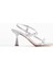 Rossie Kadın Gümüş Topuklu Sandalet 1