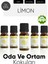 Limon Esansiyel Koku Yağı Buhardanlık Yağı Difüzör Esansı Hobi Esans Ortam Oda Kokusu 5X10 ml 1