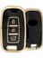 Tucson Santa Fe I30 IX35 3 Buton Smart Nano Anahtar Kılıfı - Siyah 2
