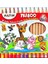 Triboo Natural Jumbo Tam Boy 12'li Kalemtraşlı Canlı Renkli Kuruboya Kalem Seti 4