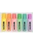 Fosforlu Kalem Seti 6'lı Pastel Renk 1-5 mm Uç Kalınlığı Ofis ve Okul Kullanımına Uygun 3