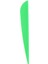 Arrows Vanes Dıy Okçuluk Okları Için 4 Inç Plastik Tüy Fletching 50 Paket (Yeşil) (Yurt Dışından) 2