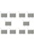 10X 1 x 10PCS 5050 Smd 3 LED Modül LED Strip String Işık Su Geçirmez Dc 12V Sıcak Beyaz (Yurt Dışından) 2