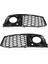 Siyah Araba Ön Sis Fiş Izgara Kapağı Audi A4 B8 2009 2011 2012 2012 Sis Lambası Ballı Grille Kapak (Yurt Dışından) 1