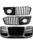 Siyah Araba Ön Sis Fiş Izgara Kapağı Audi A4 B8 2009 2011 2012 2012 Sis Lambası Ballı Grille Kapak (Yurt Dışından) 2