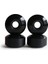 Rulmanlı Kaykay Tekerlekleri 52X30MM Sokak Pu Tekerlekler Kaykay Parçaları Cruiser Longboard Tekerlekler (4'lü Set) Siyah (Yurt Dışından) 3