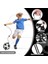 2 Adet Futbol Tekme Eğitmeni Futbol Topu Ağı Tekmeleyici, Top Boyutu 3, 4, 5 Için, Solo Futbol Tekme Uygulama Eğitim Yardımı Siyah (Yurt Dışından) 3