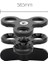 Top Kelepçesi 3 Delik Dalış Işıkları Kol Topu Kelebek Klips Montaj Braketi Aksiyon Kamera El Feneri Tripod Için, Siyah (Yurt Dışından) 3