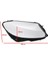 Sol Araba Far Lens Kapağı Kafası Işık Lambası Gölge Kabuk Lens Lens Abajur Mercedes Benz W205 C300 2015-2018 (Yurt Dışından) 4