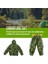 Yapışkan Çiçek Biyonik Yapraklar Kamuflaj Takım Elbise Avcılık Ghillie Takım Elbise Woodland Kamuflaj Evrensel Kamuflaj Seti (B) (Yurt Dışından) 4