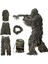 5 In 1 Ghillie Suit, 3D Kamuflaj Açık Avcılık Giyim Dahil Ceket, Pantolon, Kapüşon, Yetişkinler Çocuklar Için Taşıma Çantası Gençlik (Yurt Dışından) 1