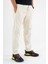 Erkek Krem Jogger Pantolon Bağcıklı Lastikli Bel Rahat Kesim Eşofman Altı 3