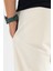 Erkek Krem Jogger Pantolon Bağcıklı Lastikli Bel Rahat Kesim Eşofman Altı 8