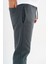 Erkek Füme Jogger Pantolon Bağcıklı Lastikli Bel Rahat Kesim Eşofman Altı 6