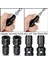 8 Adet Darbe Adaptörü 1/2 Kare Sürücü - 1/4 Altı Shank Socket Adaptör Hızlı Serbest Bırakma Çırpma Anahtarı Için Chuck Dönüştürücü (Yurt Dışından) 5
