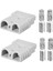 Anderson Style Fiş Konektörleri Için 10 Pcs Dc Güç Aracı 50A 12-24V 6AWG Bakır Kontak Güç Konektörleri ile Çift Kutup (Yurt Dışından) 5