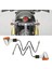 4x Turn Sinyalleri Honda Harley Kawasaki Için Ön Arka Işıklar Suzuki Yamaha Motosiklet Sokağı Standart Özel Bisiklet (Yurt Dışından) 3
