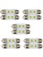 10X C5W 3 LED Smd 5050 36MM Xenon Beyaz Ampul Plaka Servis Festoons Dome Tavan Lambası Araba Işığı (Yurt Dışından) 1