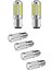 2x LED 1157 LED Ampul P21/5W BAY15D LED Ampul ve 4pcs Kırmızı 1157 P21/5W BAY15D 33 Smd 5630 5730 LED Otomatik Fren Işıkları (Yurt Dışından) 1