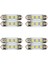 8x C5W 3 LED Smd 5050 36MM Xenon Beyaz Ampul Plaka Servis Festoons Dome Tavan Lambası Araba Işığı (Yurt Dışından) 1