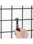 25PCS Gridwall Kanca Askıları, Izgara Paneli Kancalar Izgara Duvar Kancası Izgara Duvar Aksesuarları Tel Izgara Kanca Izgara Raf Kancaları (Yurt Dışından) 4