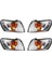 2 Çift Araba Ön Köşe Lamba Toyota Corolla AE100 AE101 E100 1993 1994 1995 1996 1997 Sinyal Lambası (Yurt Dışından) 1