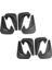 8pcs Universal Mud Fleps Mudguards Sıçrama Muhafızları Araba Suv Sedan Toyota Honda Ford Nissan-Bmw-Mercedes Audı (Yurt Dışından) 3