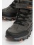 Kaydırmaz Cırtlı Çocuk Trekking Bot Füme Siyah 3