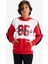 Erkek Çocuk 2'li Takım Kapüşonlu Baskılı Sweatshirt Eşofman Altı F2505A825AU 3