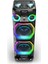 S885 Rgb Işıklı Çift Mikrofonlu Kablosuz Tws Bluetooth Speaker Hoparlör V5.3 Siyah 1