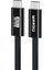 QG05 Type-C To Type-C Usb5 Pd Data Kablosu ve Çevirici 240W 80GBPS 8K@60Hz 1.2 Metre Siyah 1