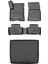Nissan Qashqai + 2 2007-2014 (7 Koltuklu) 3D Araca Özel Paspas ve Bagaj Havuzu Set 1