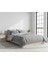 Ranforce Safir Gri Çift Kişilik Nevresim Takımı - 220X 240 5