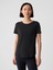 Kadın Siyah GapFit Breathe T-Shirt 3