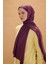 Camellia Scarfs Bambu Penye Şal - Mor 2