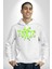Sokak Sitili Atık Toxic Erkek Kadın Beyaz Dijital Baskılı Kapüşonlu Sweatshirt Hoodie 3