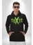 Sokak Sitili Atık Toxic Erkek Kadın Siyah Dijital Baskılı Kapüşonlu Sweatshirt Hoodie 5