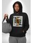 Jack Of Spades Klasik Iskambil Kartı Grafiği Erkek Kadın Siyah Dijital Baskılı Kapüşonlu Sweatshirt Hoodie 4