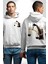 Adelet Terazi Umut Erkek Kadın Beyaz Ön Sırt Baskılı Kapüşonlu Sweatshirt Hoodie 1