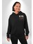 Adelet Terazi Umut Erkek Kadın Siyah Ön Sırt Baskılı Kapüşonlu Sweatshirt Hoodie 2