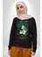 Aşk Tanrısı Gerçek Özgürlüğü Bulma Erkek Kadın Unisex Dijital Baskılı Siyah Sweatshirt 2