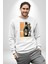 Sonsuza Kadar En Iyi Arkadaşım Beer Iskelet Erkek Kadın Unisex Dijital Baskılı Beyaz Sweatshirt 3